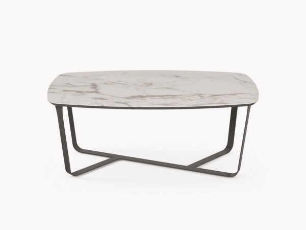 Стол журнальный KELLO белый/базальт