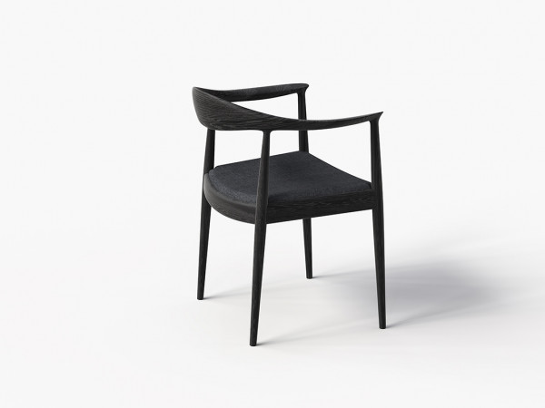 Стул 305 дуб черный/темно-синий