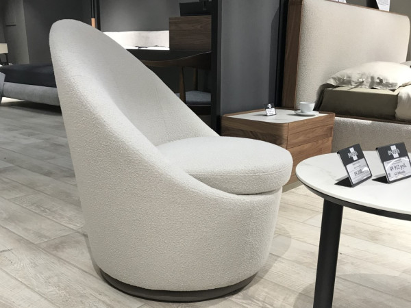 Кресло поворотное ISOLA cream/marengo