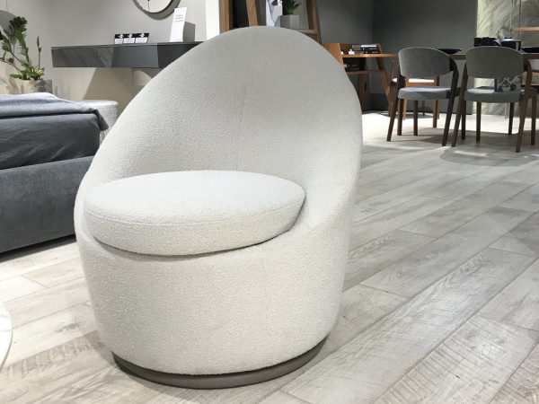 Кресло поворотное ISOLA cream/marengo