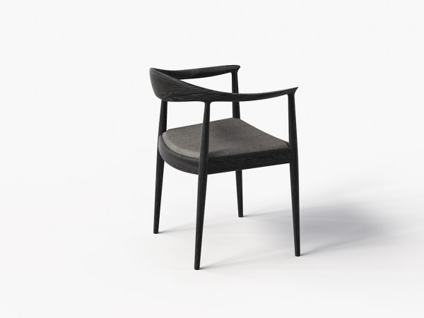 Стул 305 дуб черный/светло-серый