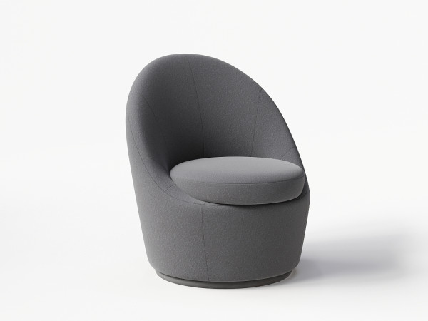Кресло поворотное ISOLA graphite/marengo