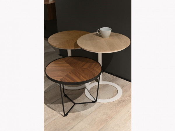 Стол придиванный VISSOR 571x492 дуб alpine/белый