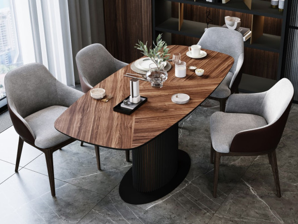 Стол обеденный ODDION2 орех