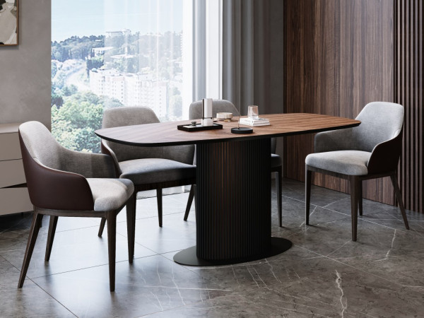 Стол обеденный ODDION2 орех