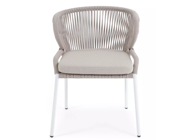 Стул OLIVER белый/бежевый