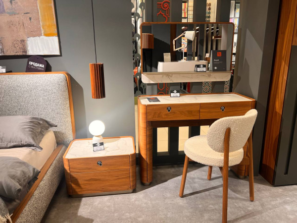 Спальня RAGGIO орех/керамика белая