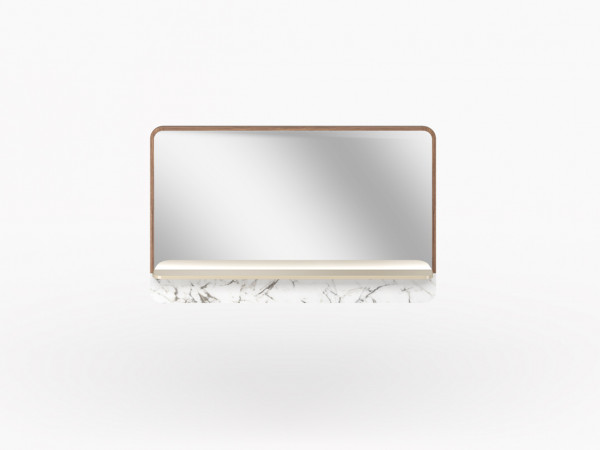 Шпонированная спальня RAGGIO орех/белый