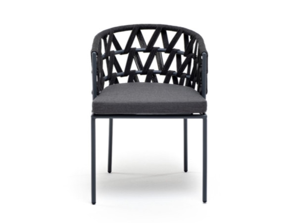 Стул TESEO темно-серый/коричневый