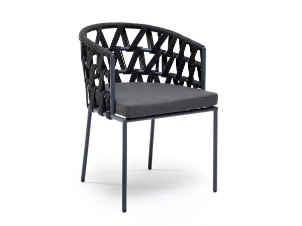 Стул TESEO темно-серый/коричневый