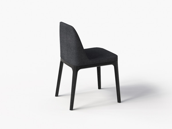 Стул 308 дуб черный/темно-синий