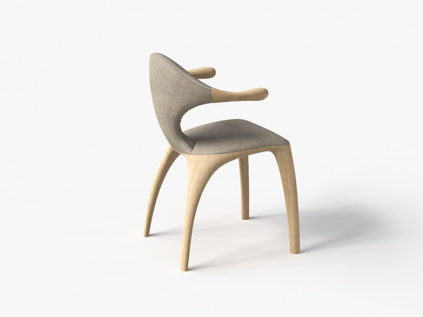 Стул 3132 дуб alpine/светло-серый