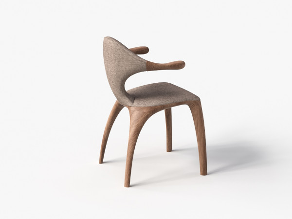 Стул 3132 орех американский/светло-коричневый