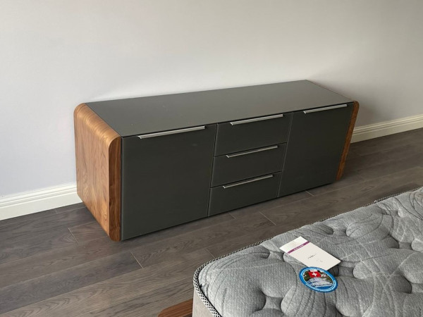 Комод 3+2 BELLA орех/графит