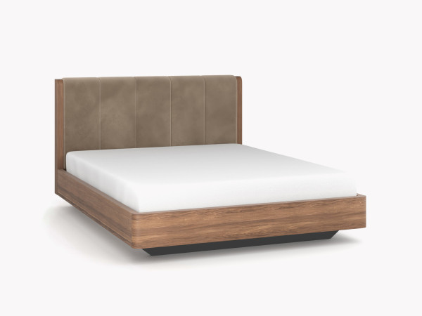 Шпонированная кровать LYONA орех