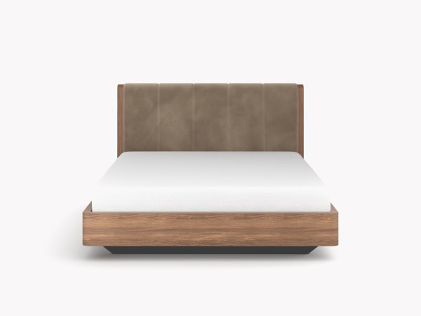 Шпонированная кровать LYONA орех