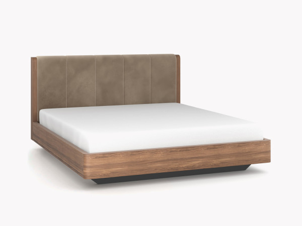 Шпонированная кровать LYONA орех