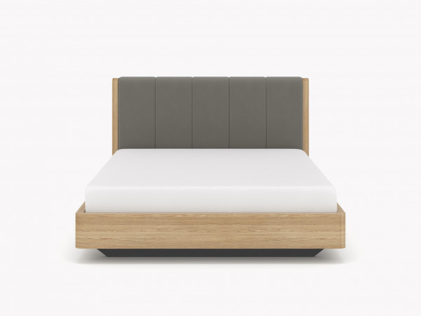 Шпонированная кровать LYONA дуб alpine