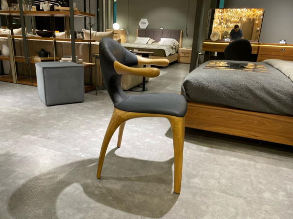 Стул 3132 дуб натуральный/черный