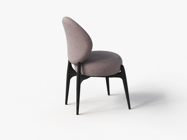 Стул 3130 дуб черный/дымчатый