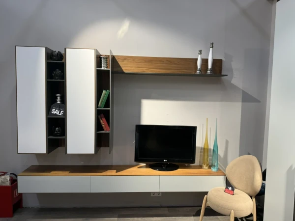 Комплект гостиной RITMO орех/графит/silver