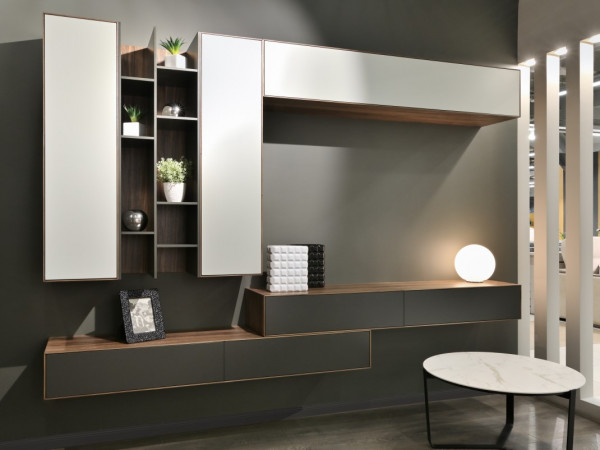 Комплект гостиной RITMO 2730 орех/графит/silver