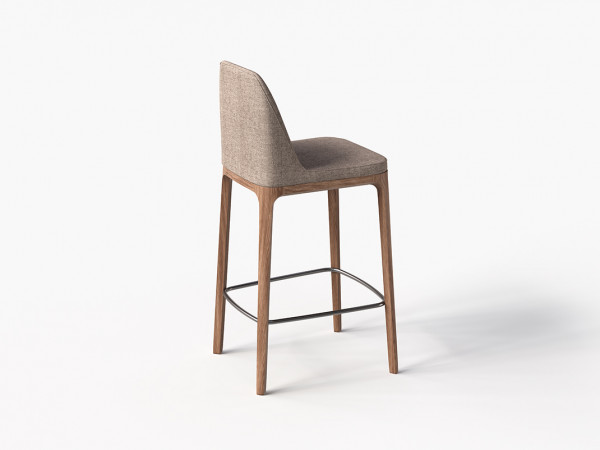 Стул барный 308-01 орех американский/светло-коричневый