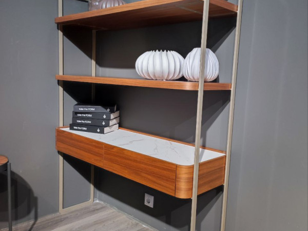 Стеллаж RAGGIO орех/белый