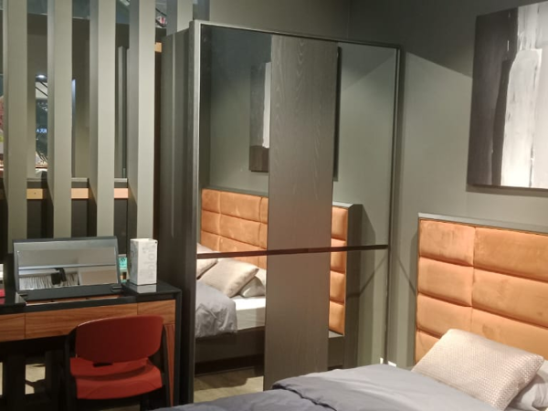 Шкаф 3-х дверный TESORRO grey stone