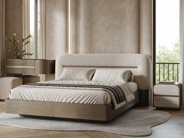 Кровать BONI дуб ash brown