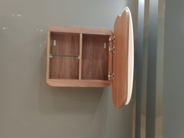 Шкаф-полка правая RAGGIO орех/белая