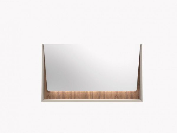 Зеркало с подсветкой VEZZEL орех/taupe