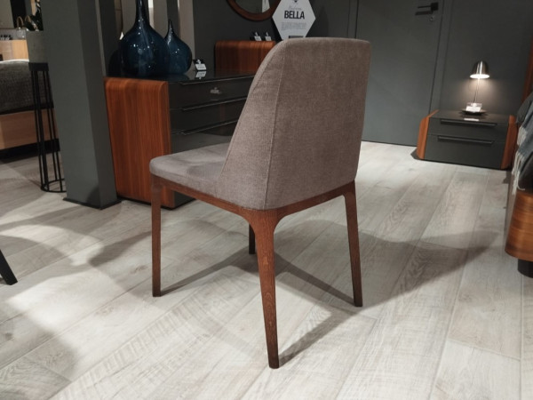 Стул 308 орех светлый/микрошенилл капучино