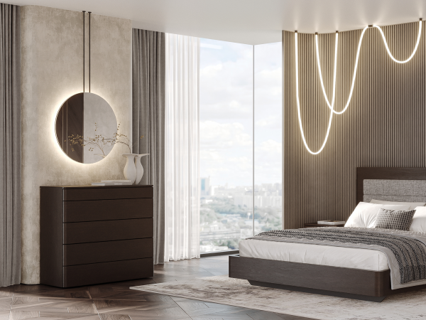 Комод 5 ORLY орех cedar