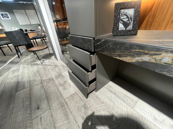 Гостиная RICH орех/эмаль