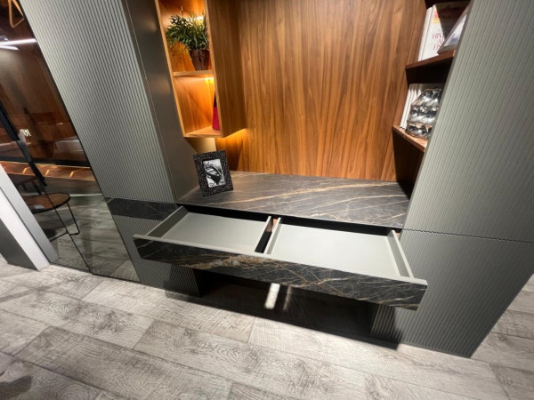 Гостиная RICH орех/эмаль