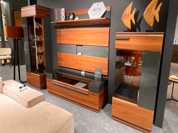 Гостиная NIZZA орех/графит