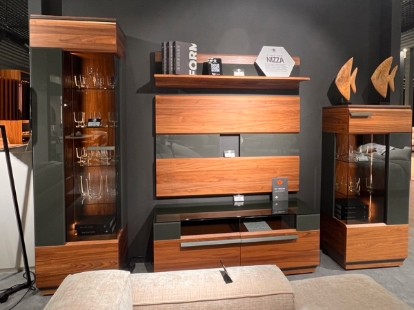 Гостиная NIZZA орех/графит