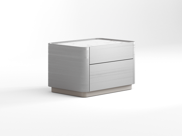 Прикроватная тумба RAGGIO2 эвкалипт/шампань/белая