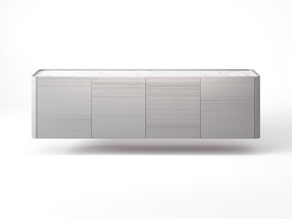 Прикроватная тумба RAGGIO2 эвкалипт/шампань/белая