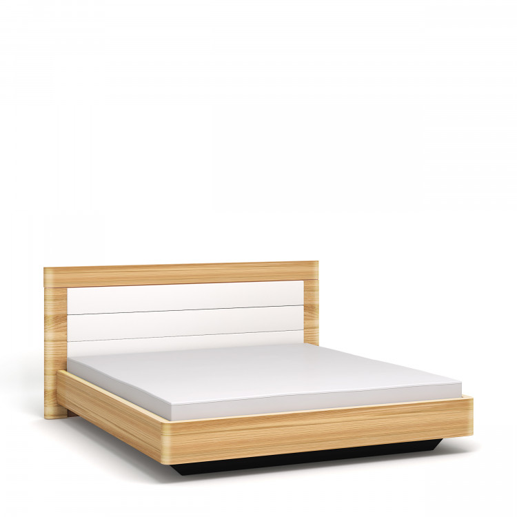 Кровать ORLY 180х200 дуб/белый