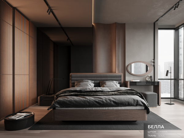 Кровать высокая БЕЛЛА umbra