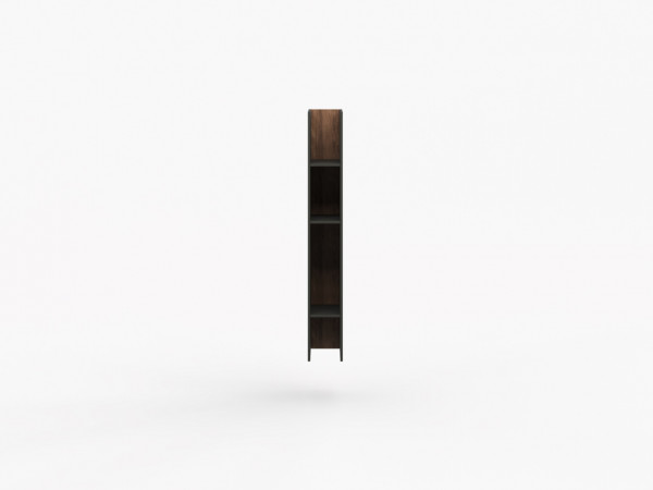 Стеллаж RITMO 1230х172 орех/графит