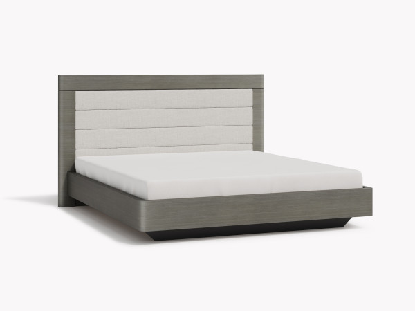  Шпонированная кровать высокая ORLY coventry grey