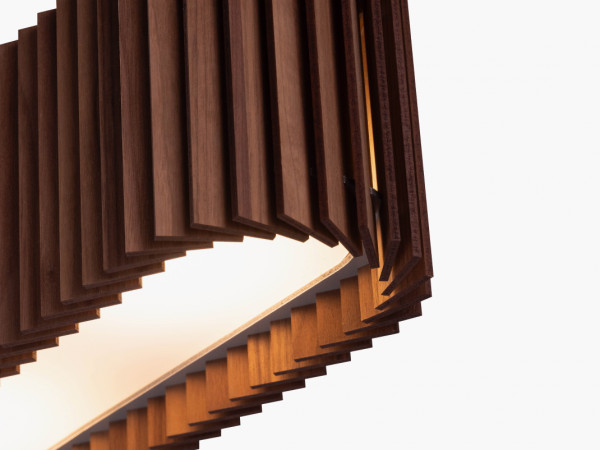 Подвесной светильник Rotor Elliptical L орех