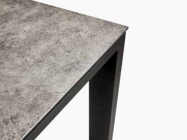 Стол 3136 серый/черный муар