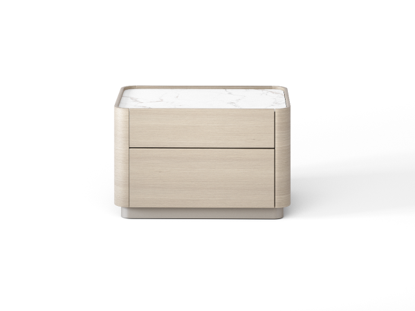 Прикроватная тумба RAGGIO2 дуб alpine/шампань/белая