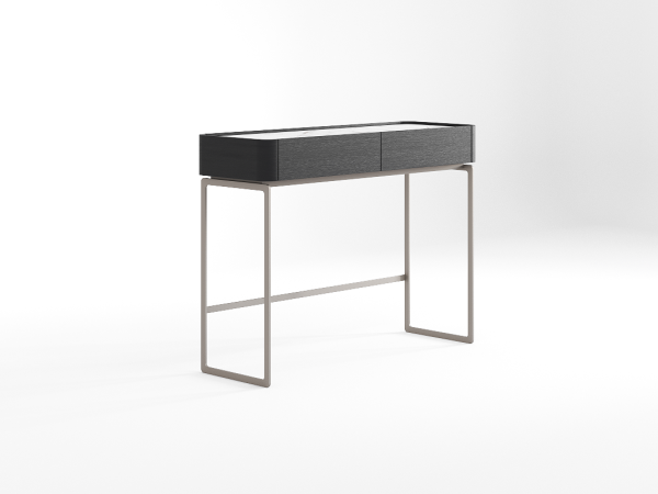 Консоль RAGGIO nero/шампань/белая