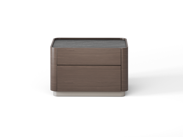 Прикроватная тумба RAGGIO2 umbra/шампань/черная