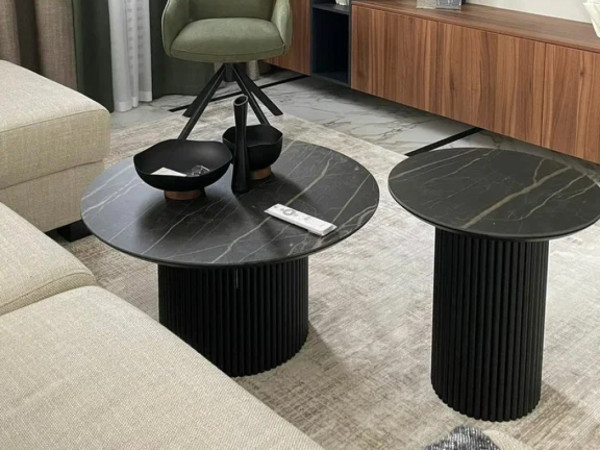 Стол журнальный узкий TOLEDO черный